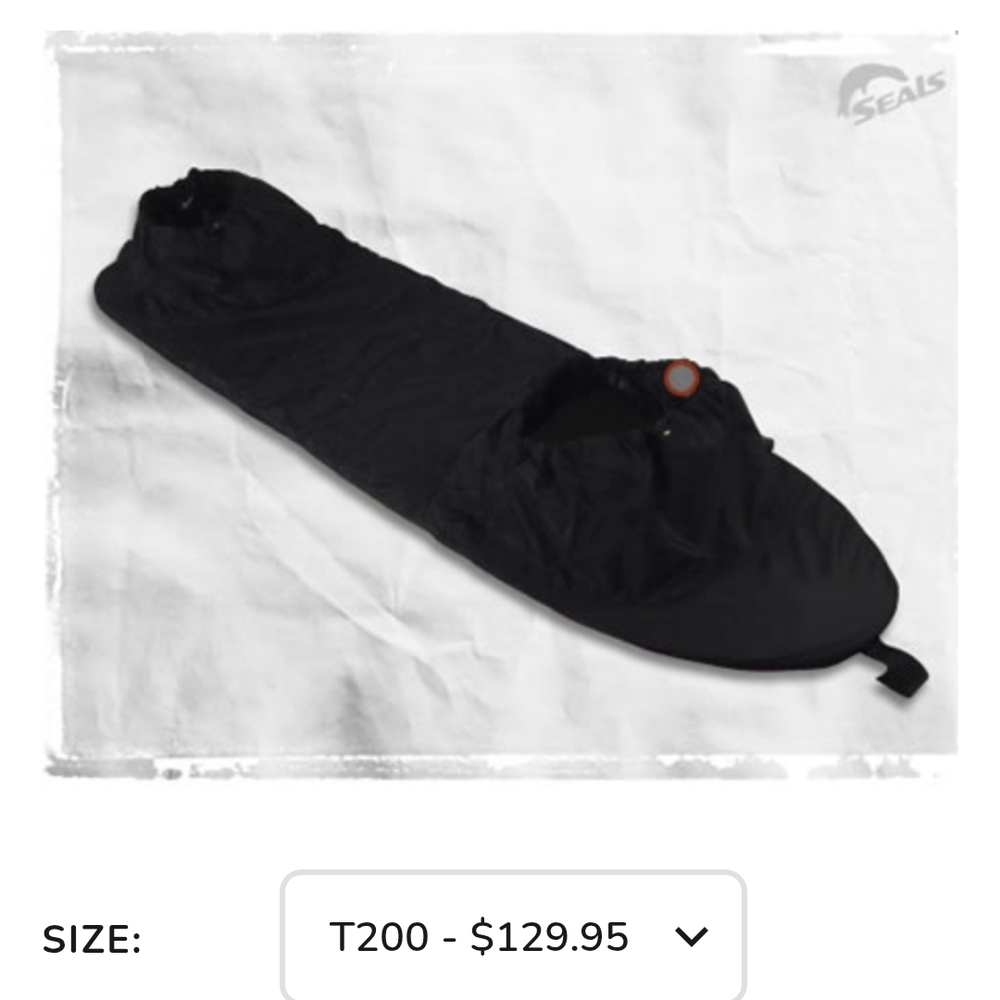 Seals Black Kayak Cockpit Cover